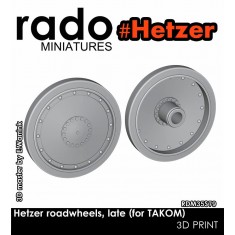 1/35 Hetzer Road Wheels Late for Takom kit