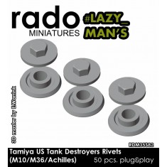 1/35 US M10/M36/Achilles Tank Destroyer Rivets for Tamiya kit #Lazy Man