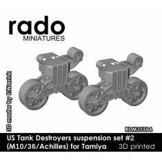 1/35 US M10/M36/Achilles Tank Destroyers Suspension set #2 for Tamiya kit