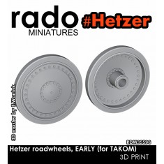 1/35 Hetzer Road Wheels Early for Takom kit