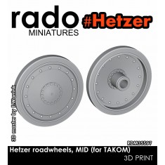 1/35 Hetzer Road Wheels Mid for Takom kit