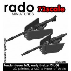 1/72 Rundumfeuer MG Early Hetzer/StuG (2x MG, 2x shield)