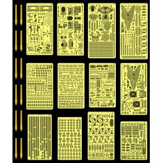 1/700 IJN Battleship ISE/Hyuga Class 1941/1942 Upgrade Set for Hasegawa kit No.117/118