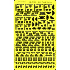 1/700 IJN Deck Hatch (1 Photo-Etched Sheet)