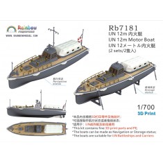 1/700 IJN 12m Motor Boats for Battleships and Carriers