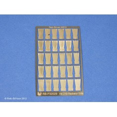1/32 He219 Radiator Cowl Gills set for Revell kit (Photoetch)