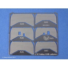 1/32 Fokker D.VII Radiators set (Photoetch)