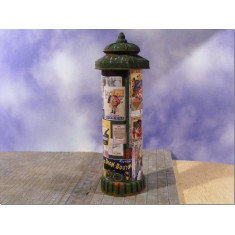 1/35 Advertising Kiosk with Poster (2 resin parts &A5 sheet of posters )