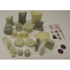 1/35 Food Supplies Vol.3 (21 Resin parts & Decals)