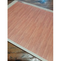 1/35 Parquet Floor on Real Wood Brown - A5 sheet 15 x 20cm
