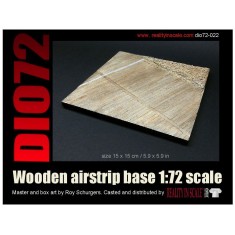 1/72 Wooden Airstrip Base (15cm x 15cm)