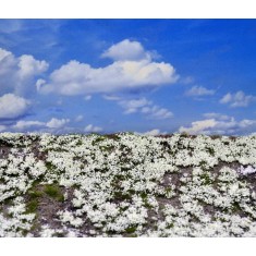 Landscape Mat - Snowy Meadow (Size: approx. 20 x 30cm, thick: 1cm)