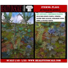1/48 - 1/35 Jungle Plants Vol.5 (4 different plants)