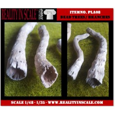 1/48 - 1/35 Dead Trees / Branches (contains 3 - 4 dead trees)