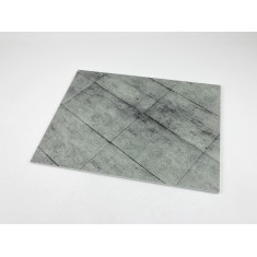 1/48 Concrete Base Rectangular Type 3 Diorama Base with 3D Effect (300x230mm)