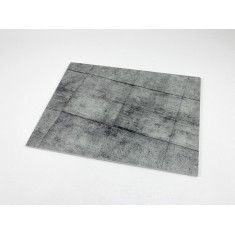 1/48 Concrete Base Square Type 3 Diorama Base with 3D Effect (300x230mm)