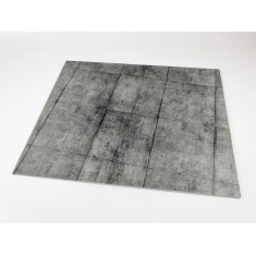 1/48 Concrete Base Square Type 4 Diorama Base with 3D Effect (380x320mm)