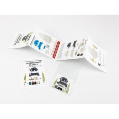 1/24 Messerschmitt Bf 109E-3 Cockpit Panels and Detail Parts for Airfix kit