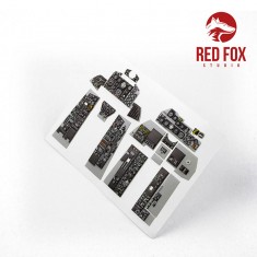 1/32 F-4C Phantom II Cockpit Instrument Panels & Detail Parts for Tamiya