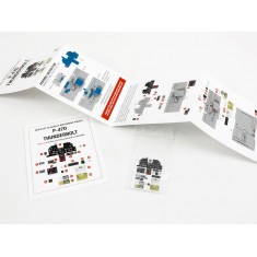 1/32 P-47D Thunderbolt 3D Acrylic Instrument Panel (Quick Set) for Hasegawa kits