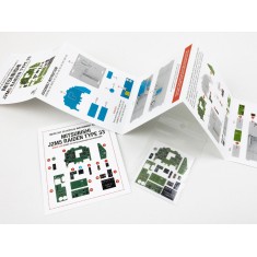 1/32 J2M5 Raiden Type 33 Cockpit Instrument Panels n Detail Parts for Hasegawa kits