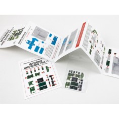 1/32 J2M2 Raiden Type 11 Cockpit Instrument Panels n Detail Parts for Hasegawa kits