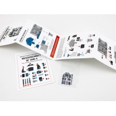 1/32 Messershcmitt Bf 109K-4 Cockpit Instrument Panels n Detail Parts for Kotare kits