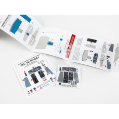 1/35 Bell UH-1C Cockpit Instrument Panels n Detail Parts for Academy /Revell kits