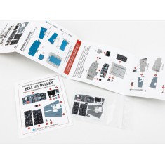 1/35 Bell UH-1B Huey Cockpit Instrument Panels n Detail Parts for Trumpeter kits