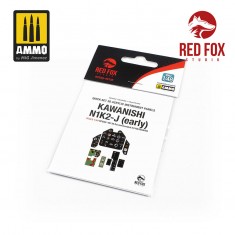 1/48 Kawanishi N1K2-J Early Cockpit Instrument Panels & Detail Parts for Hasegawa