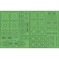 1/48 Supermarine Spitfire Mk.IXe Paint Masks for Eduard kit #8283