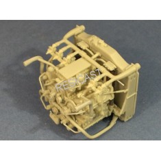 1/35 Chrysler A57 Multibank Engine & Photo-Etched Engine Bay for Tasca M4A4 Sherman