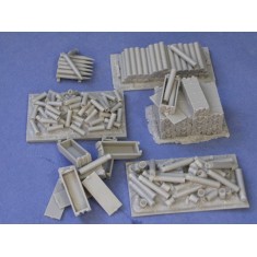 1/35 UK Priest Stowage No.2 (105mm Expended Ammo & Containers for US & UK)