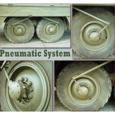 1/35 DUKW Amphibious Truck Wheels & Inflating Mechanism for Italeri kits