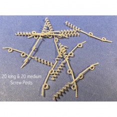 1/35 WWI Screw Posts for Wire Entanglements (2x 20)