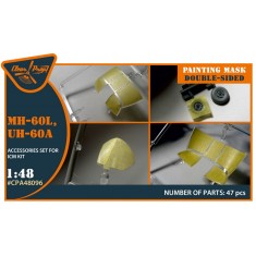 1/48 UH-60A, MH-60L Double-sided Painting Mask for ICM kit