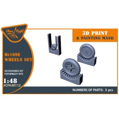 1/48 Messerschmitt Bf 109E Wheels for Wingsy Kits