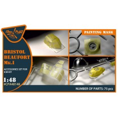 1/48 Bristol Beaufort Mk.IA Paint Mask for ICM Kit