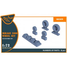 1/72 Dassault Mirage-2000 Wheel set