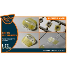 1/72 CH-46 Sea Knight Painting Masking for Fujimi kits