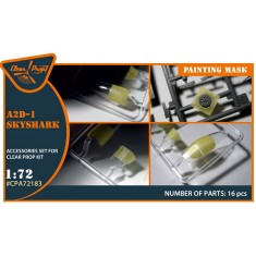1/72 A2D-1 Skyshark Painting Mask for Clear Prop kits