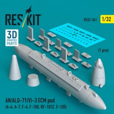 1/32 AN/ALQ-71(V)-3 ECM Pod for A-4/A-7/F-4/F-100/RF-101C/F-105