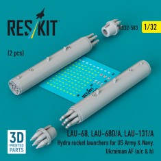 1/32 US/Ukrainian LAU-68, LAU-68D/A, LAU-131/A Hydra Rocket Launchers (a/c & h)