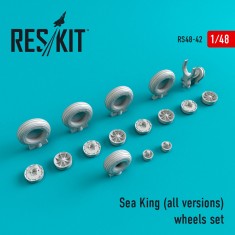 1/48 Sea King (all versions) Wheels for Revell/Hasegawa kits