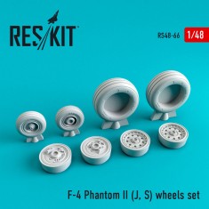 1/48 F-4 Phantom II J/S Wheels for Academy/Eduard/Fujimi/Hasegawa/Italeri/Revell/SWS