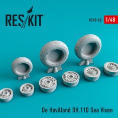 1/48 De Havilland DH.110 Sea Vixen Wheels for Airfix kits