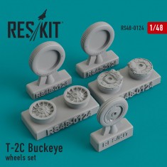 1/48 T-2C Buckeye Wheels set for Special Hobby kits