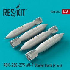 1/48 Su-7/17/22/24/25/34 / MiG-21/27 RBK-250-275 AO-1 Cluster Bomb (4 pcs)