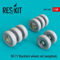 1/48 SR-71 "Blackbird" Wheels set (weighted) for Revell/Italeri kits