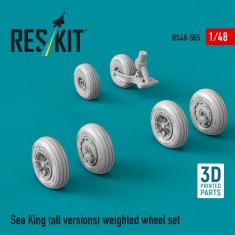 1/48 Sea King Weighted Wheel Set (All Versions)